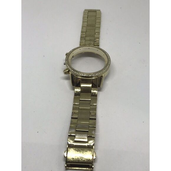 Michael Kors MK Watch Band Bracelet Links Case Woman’s Parts Used 18mm Z405 - Picture 1 of 4